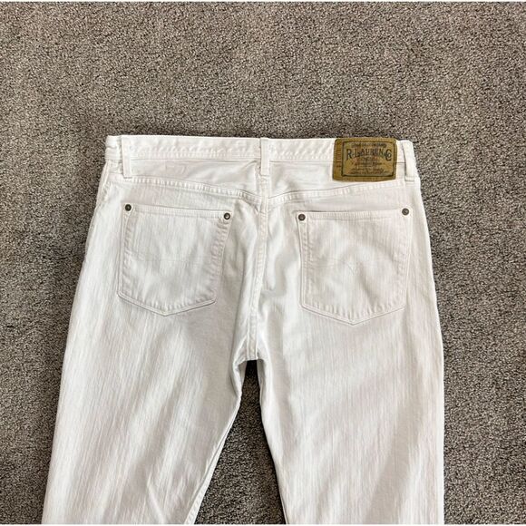 Ralph Lauren Sport Blue Label Prescott 208 White Straight Leg Jeans sz 31 - Picture 8 of 11